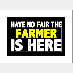 have no here the farmer is here Posters and Art